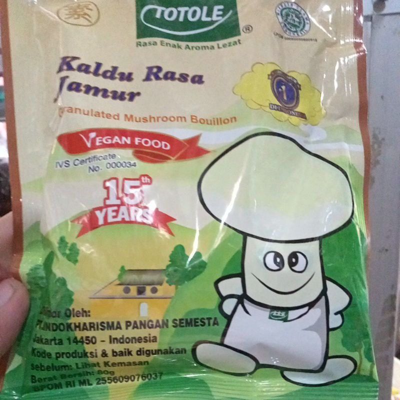 

KALDU JAMUR TOTOLE kemasan 80 gram