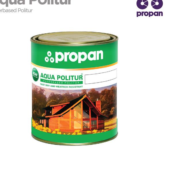 CAT KAYU PROPAN ULTRAN AQUA POLITUR 1L - DARK BROWN