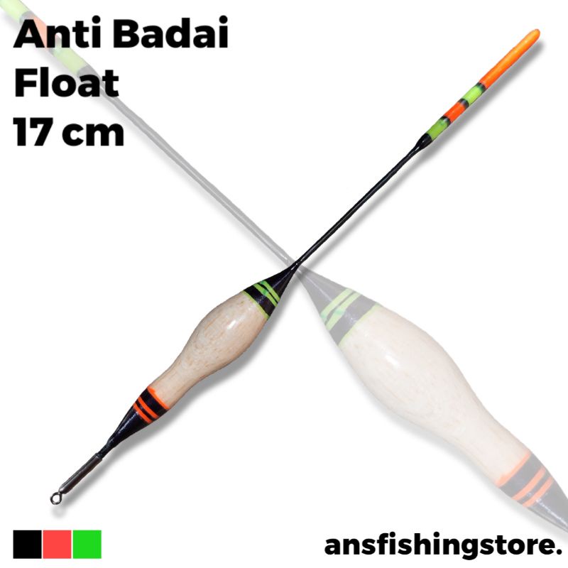 Pelampung Pancing Anti Badai Kayu Balsa 17 cm Murah - HANDMADE