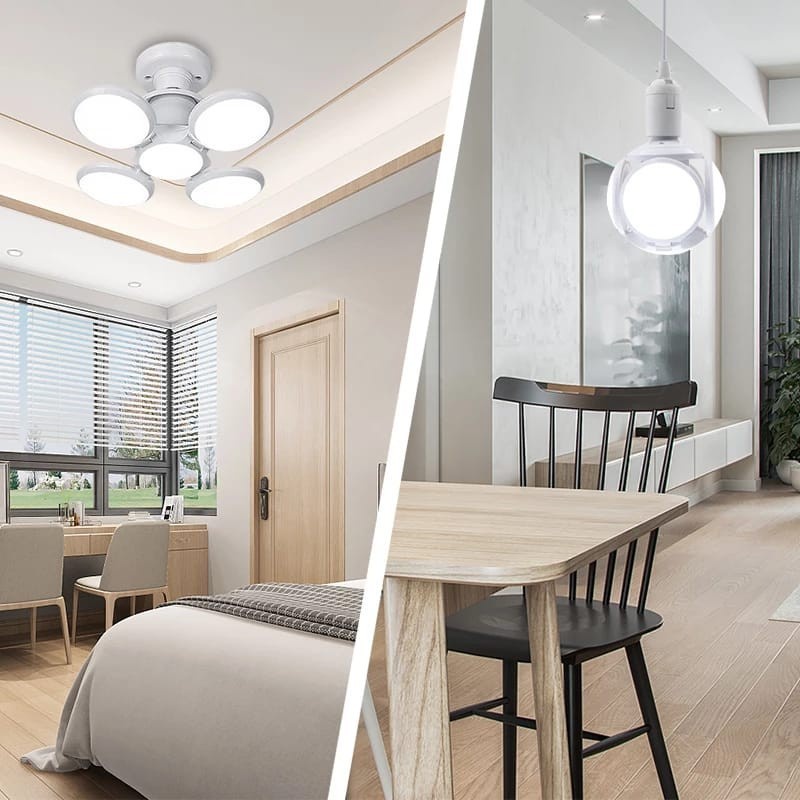 Trend-Lampu Bohlam LED 40Watt Bola FoodballL UFO New Bubble E27 Cahaya Putih