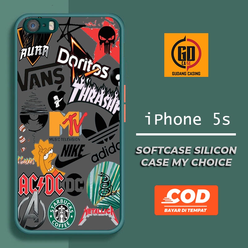 Case IPHONE 5S Case Hp IPHONE 5S  Case Mychoice Gudang Casing [BRANDID] Casing Hp Aesthetic Kesing H