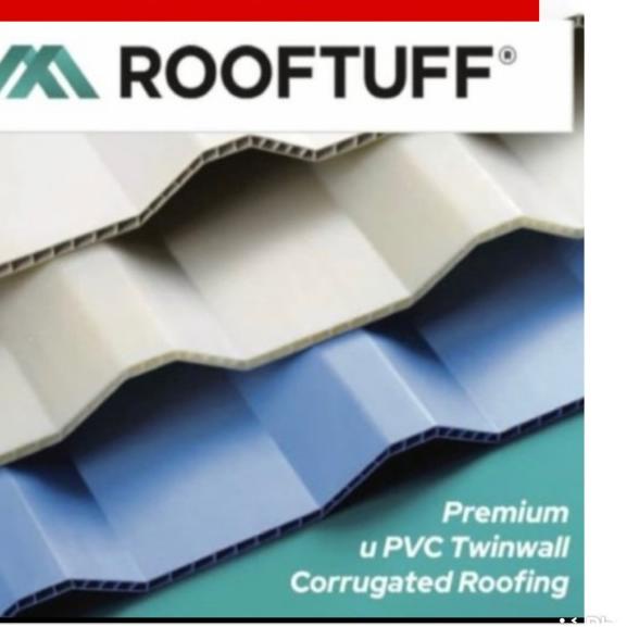 ATAP uPVC ALDERON R830 - DEPOK - ROOFTUFF 870, Putih