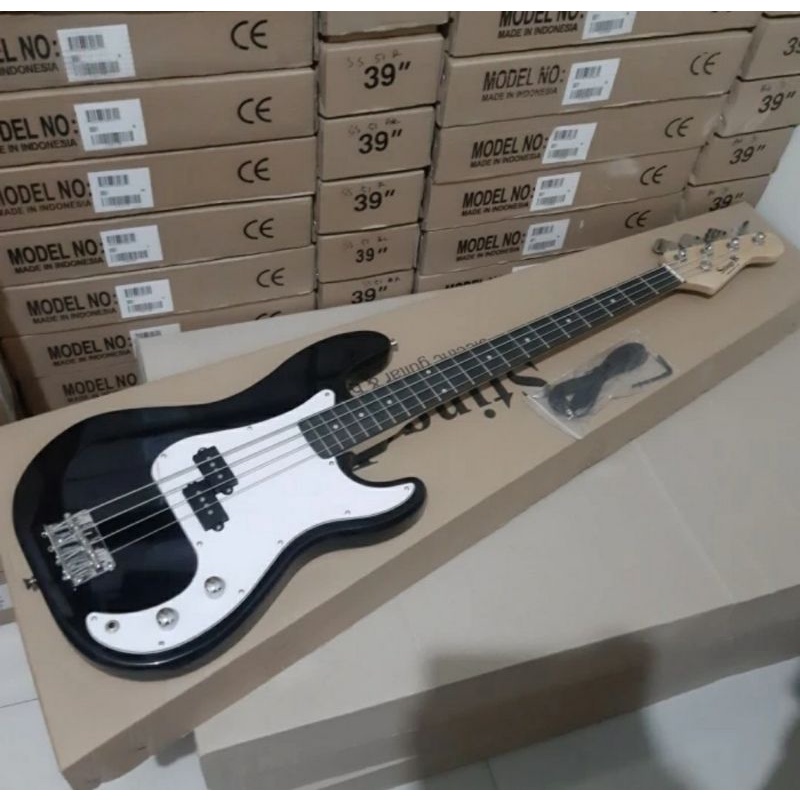 Gitar bass elektrik 4 string original recomended