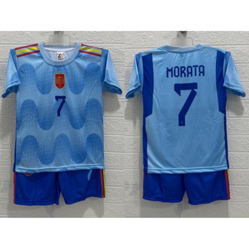 jersey anak sepakbola spanyol piala dunia world cup printing kids