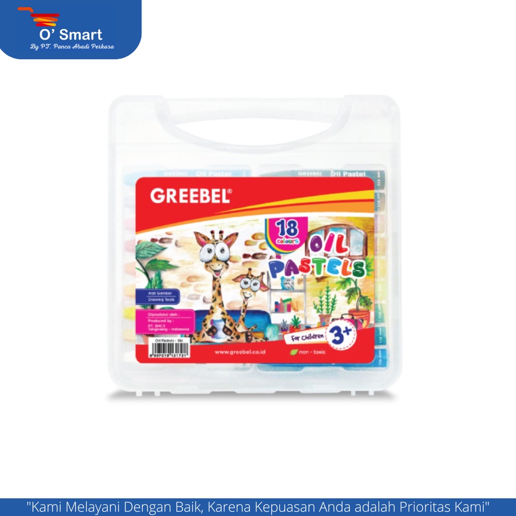 

Greebel Crayon/Oil Pastel 18 Warna