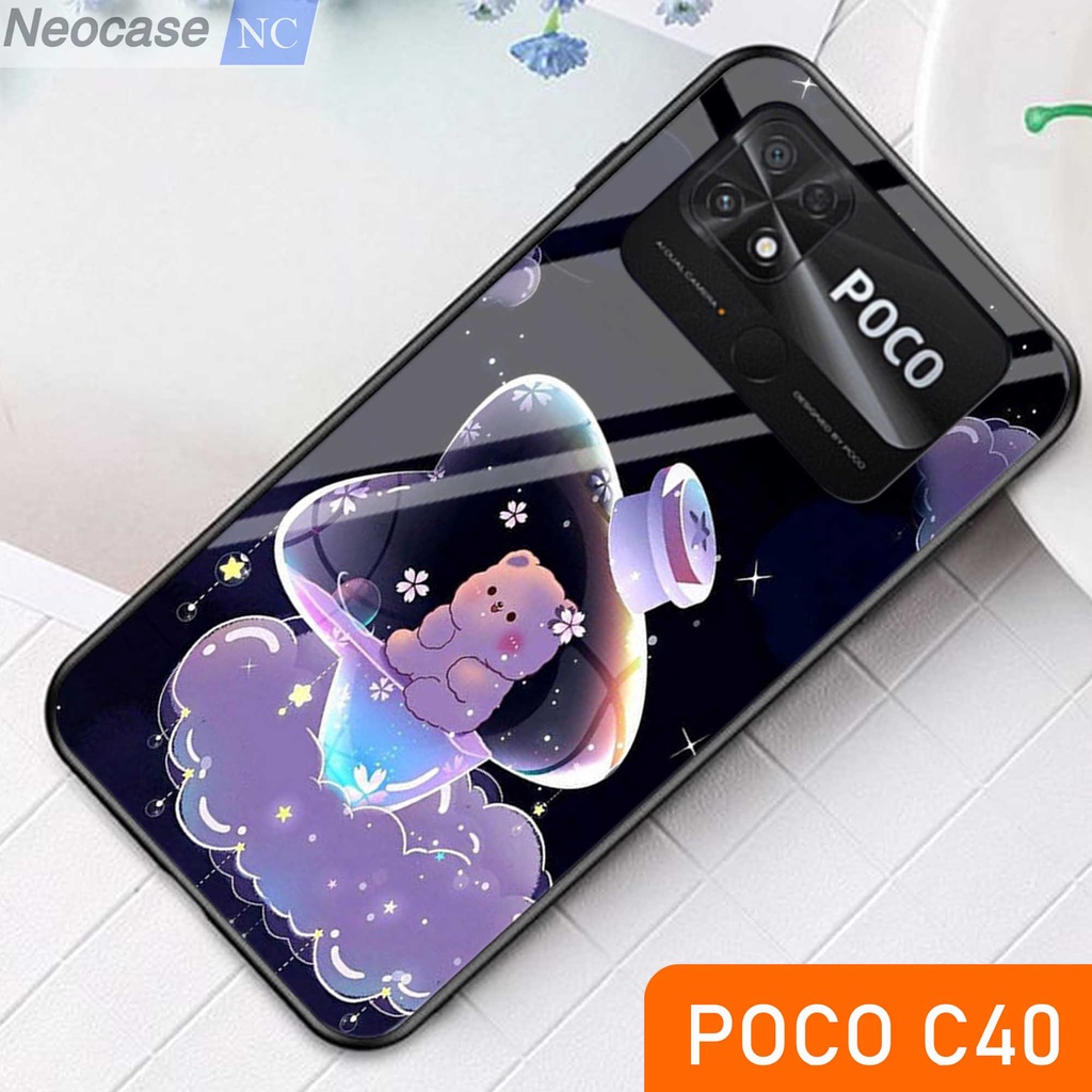 [N43] Softcase Glass Kilau Poco C40 - Casing HP Poco C40 - Case HP Poco C40