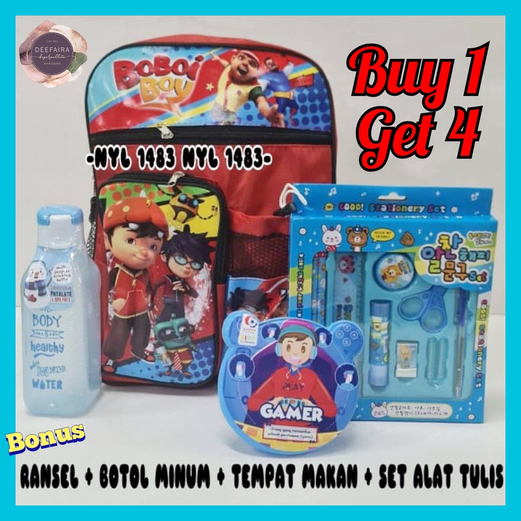 Tas Ransel Anak Laki Laki Tk Sd Motif Bb0y Vk65 Buy 1 Get 4 Tas Sekolah Anak Keren