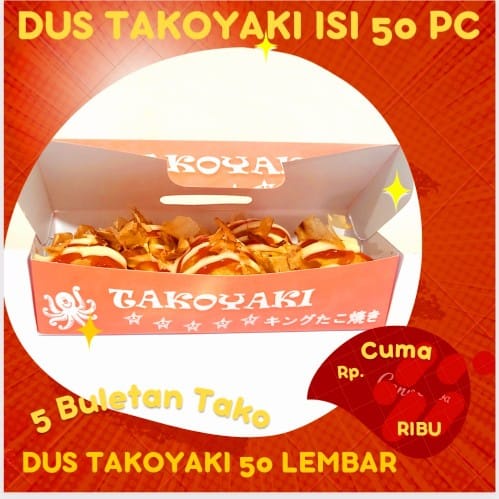 DUS TAKOYAKI-BOX UNTUK TAKOYAKI.