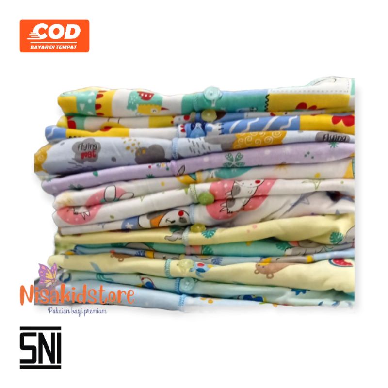 Setelan Pendek/ Baju Bayi Newborn/ SNI/ Baju Bayi Tokusen Fully Calmet