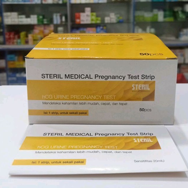 Steril Test Pack 𝐊𝐞𝐦𝐚𝐬𝐚𝐧 𝟏 𝐒𝐭𝐫𝐢𝐩 - Alat Tes Kehamilan