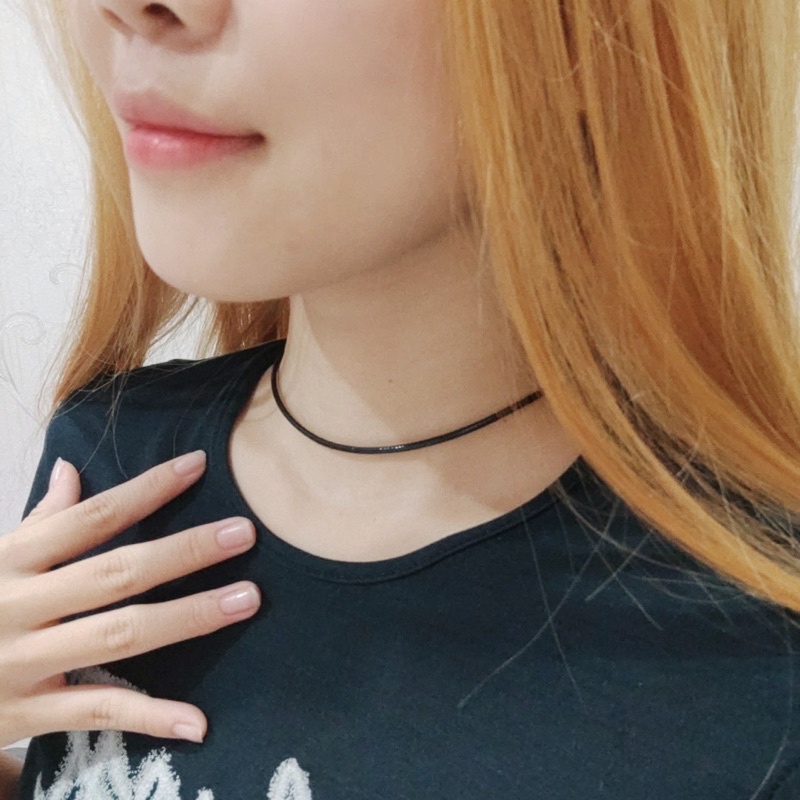 Kalung Tali Korea Polos Baby Choker Plain Necklace Korean Style Basic