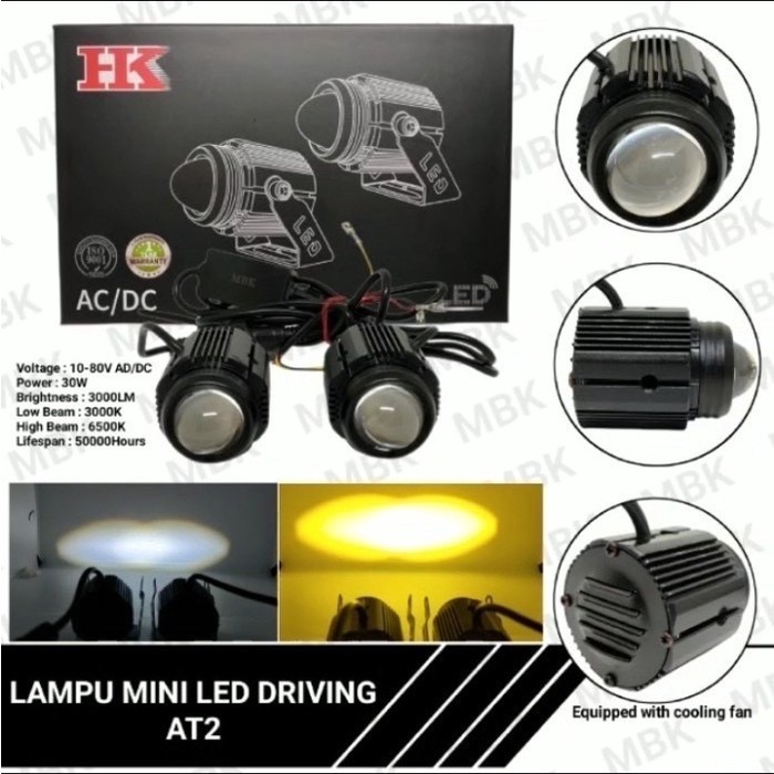 Lampu Tembak Laser Gun D2 Bullaes - Foglamp Mini Laser Gun D2 Bullaes
