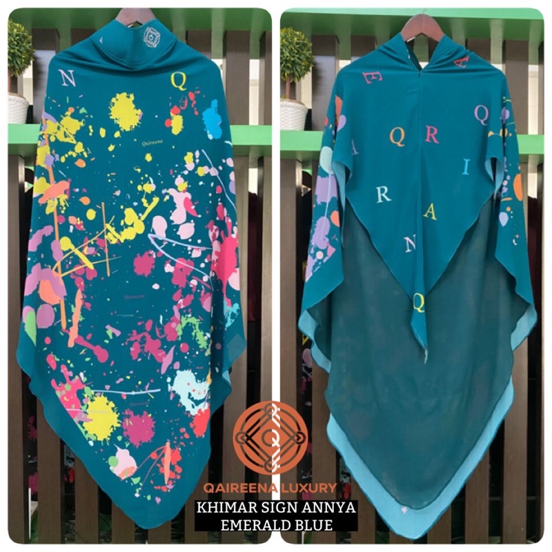 khimar sign annya qaireena hijab