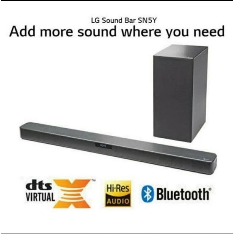 LG soundbar SN5Y
