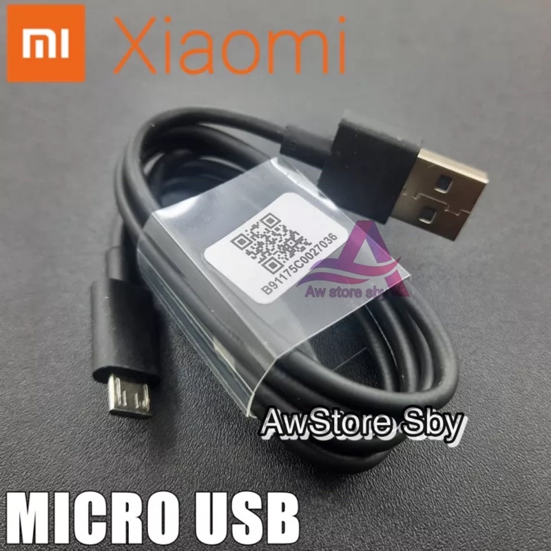 Kabel Data Xiaomi MICRO Usb 2A Fast Charging Redmi 4x 4A 5A 6A 7A 9A 9C 10A Note 3 Note 4 Note 5 [Micro-HITAM]