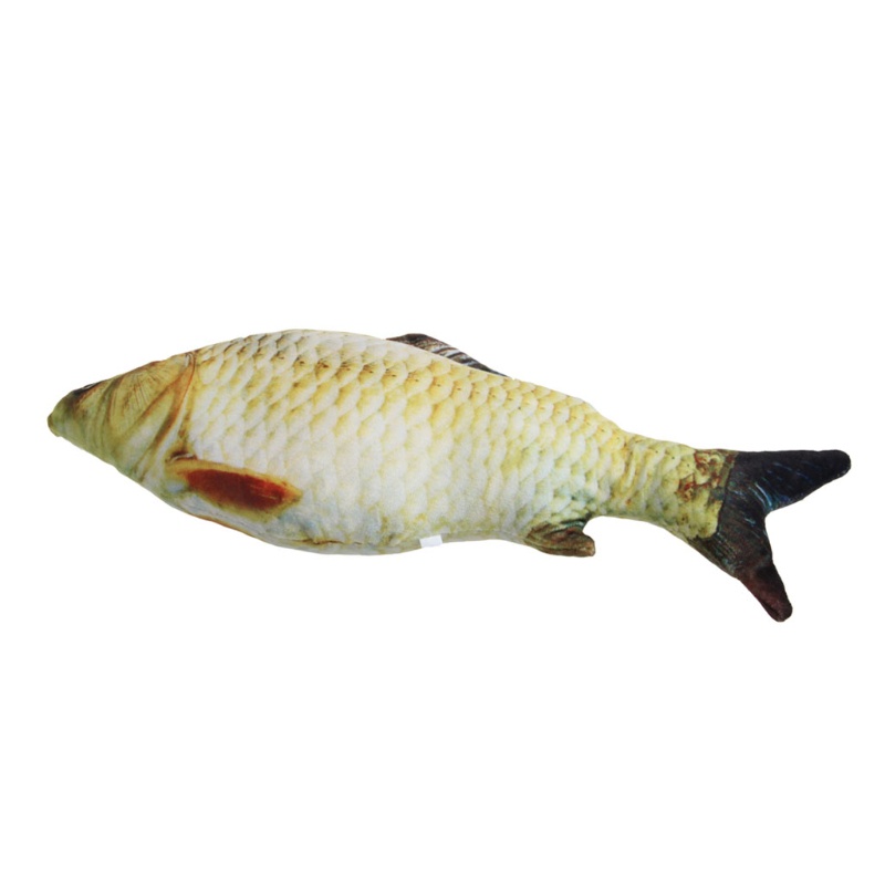 Mary 3D Carp Fish Cushion Bantal Hewan Mainan Mewah Anak Hadiah Dekorasi Rumah 20cm/7in