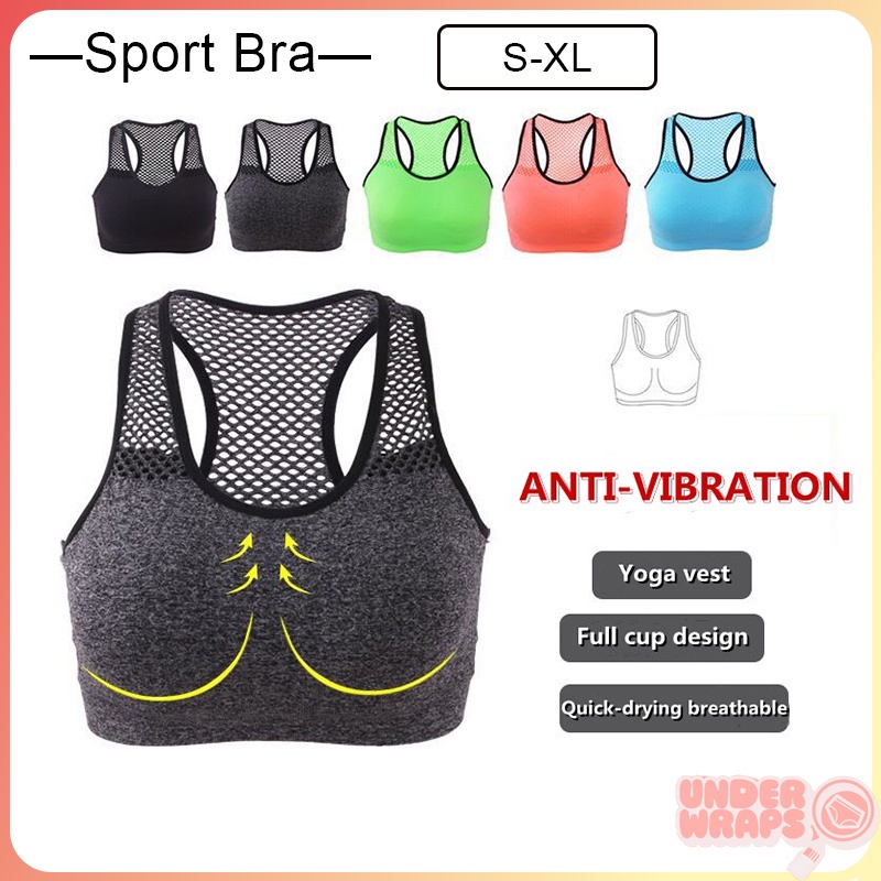 Sports bra Kembali Gesper Disesuaikan Shockproof dan cepat kering Kebugaran Bra melubangi Yoga bra 404