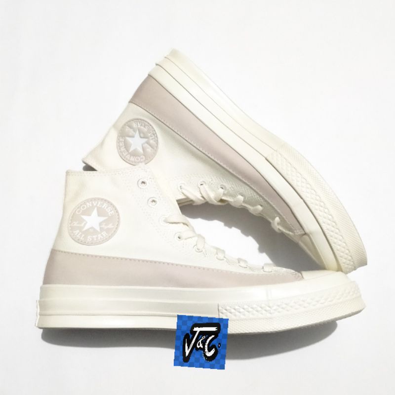 Converse Chuck 70 70s Hiking Stitch Stitched Outdoor Recycled Hi Egret