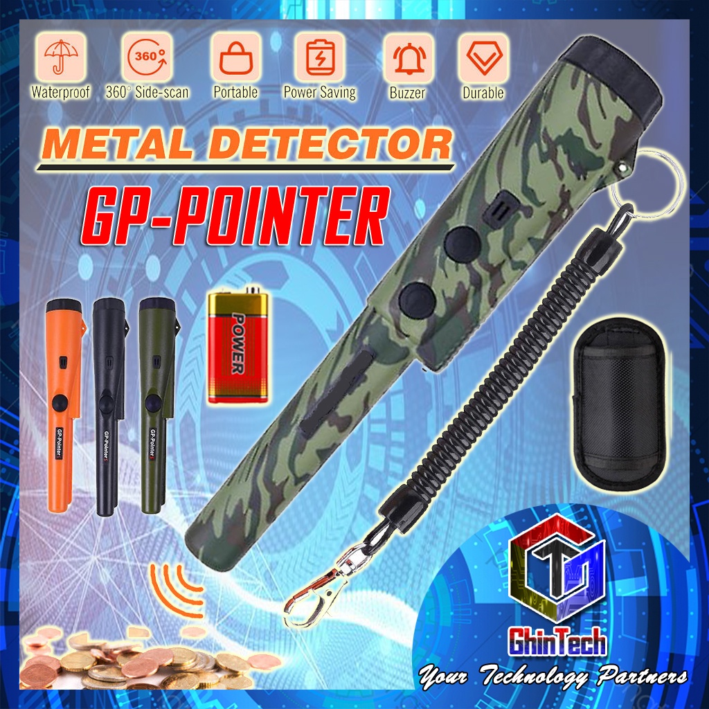 GP Pointer S Metal Detektor / Alat Deteksi Logam Metal Emas Perak BUKAN GARRET PRO POINTER