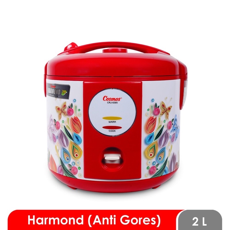 Rice Cooker Penanak Nasi  Low Watt Cosmos CRJ 6305 2 Liter