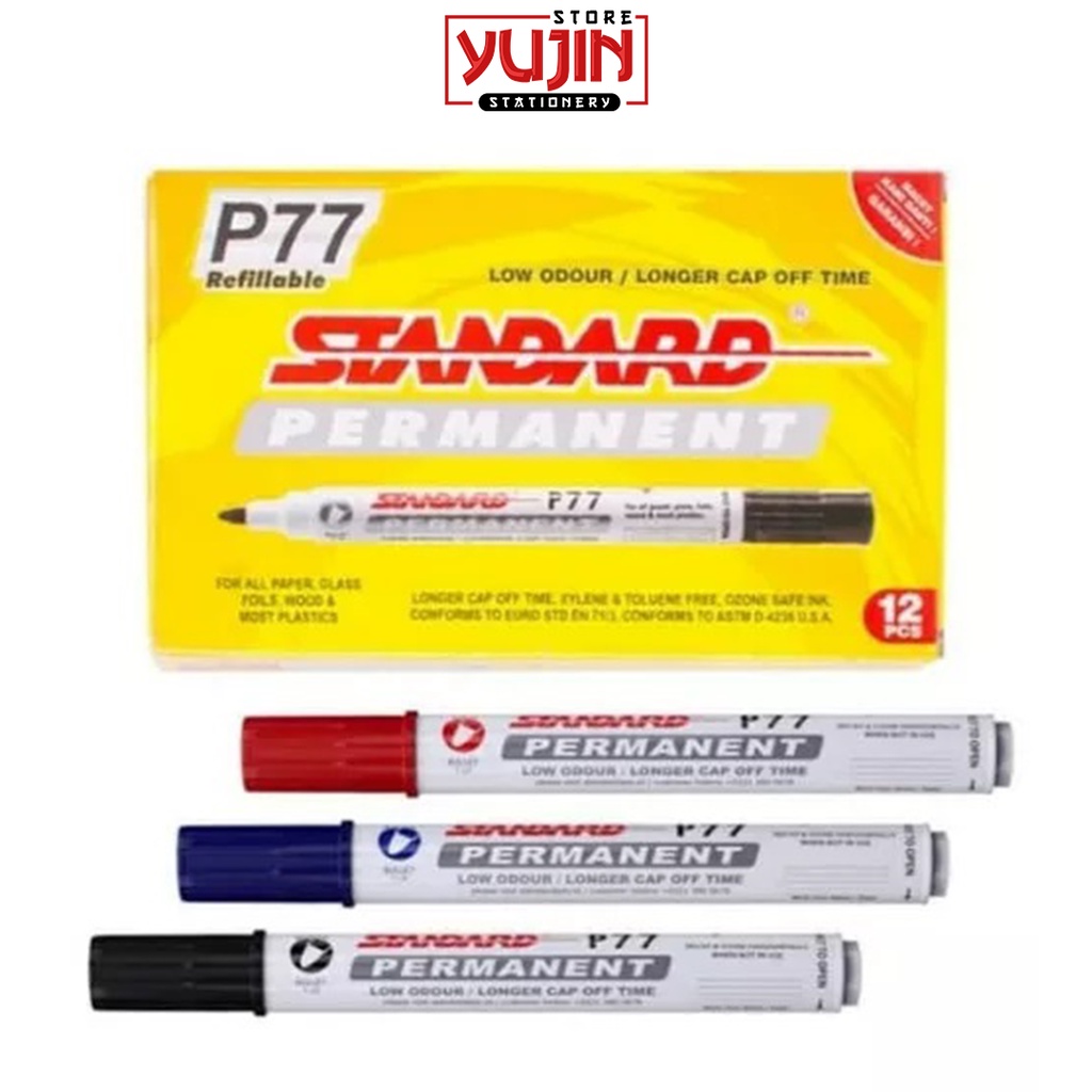 Jual Spidol Standard Permanen P77 Permanent Marker Harga Satuan