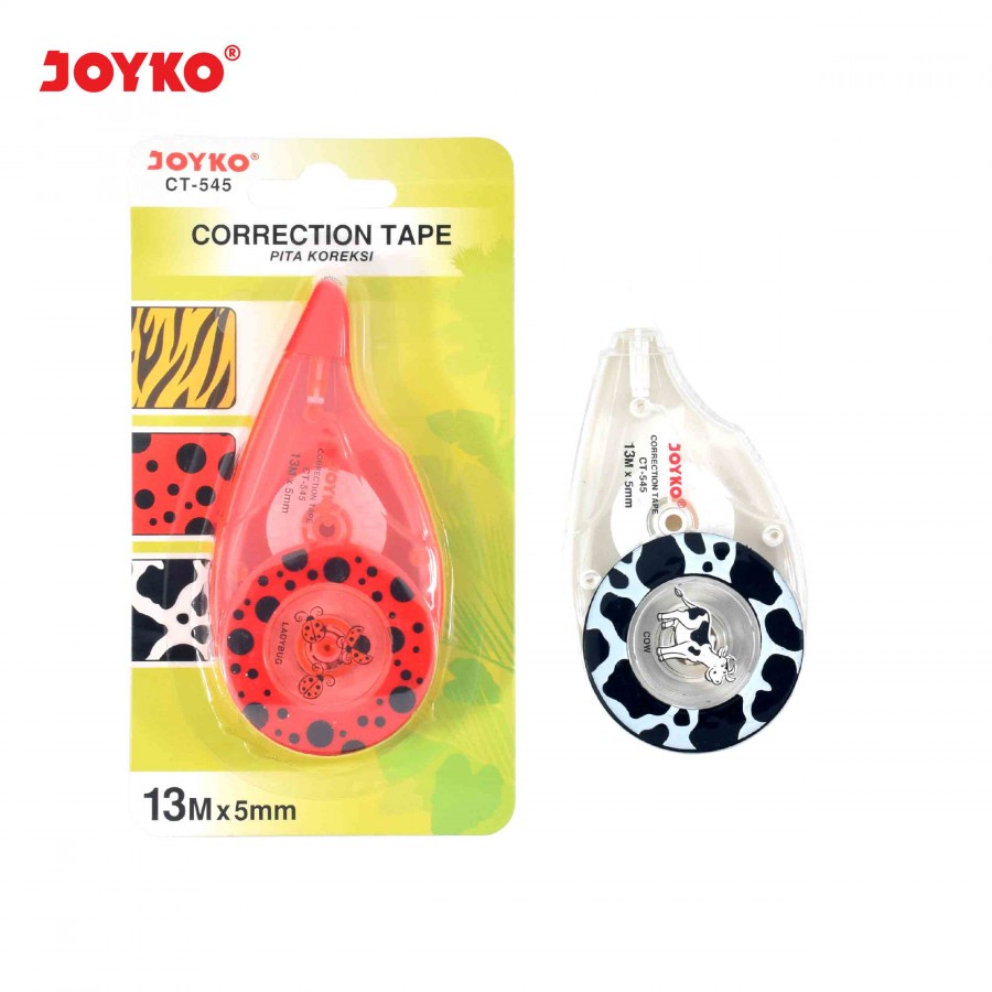 

Correction Tape / Tip-ex Kertas Joyko CT-545 Savanna Pita Koreksi - Satuan- SHSNP