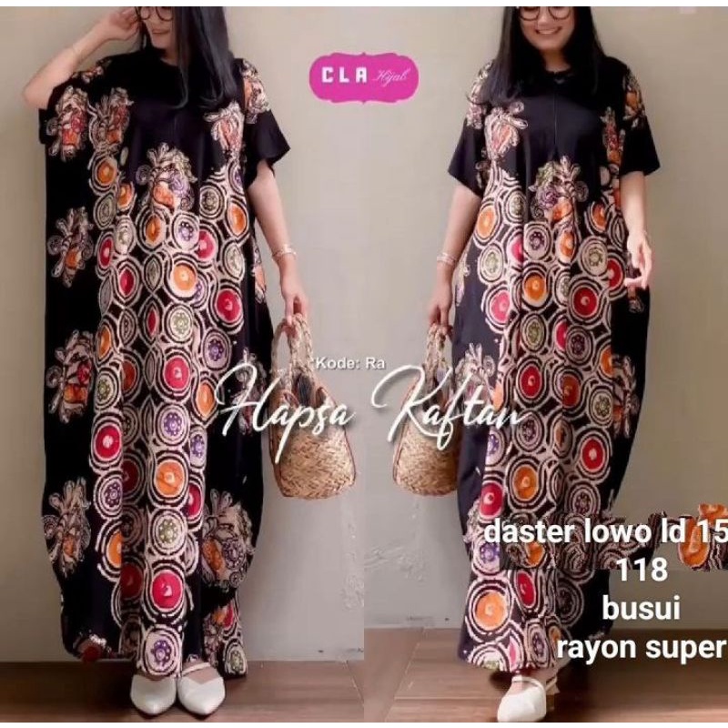 Daster Lowo Jumbo Cap Kelelawar Kekinian Rayon Premium Bumil Busui Resleting Depan Daster Arab Terbaru Termurah