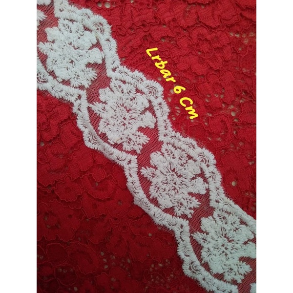 renda kaca atau tulle di jual per yard