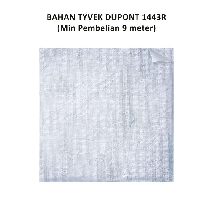 Tyvek Dupont 1443R (Min 9 Meter) - Breathable