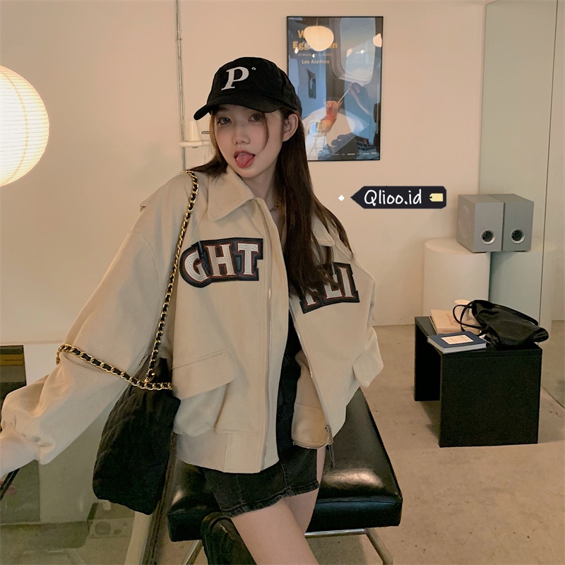 Jaket Wanita Terbaru Lengan Panjang Fashion Jacket Korean Style