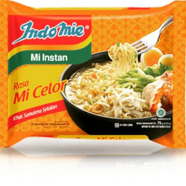 

indomie Mie Celor Mie instan khas palembang