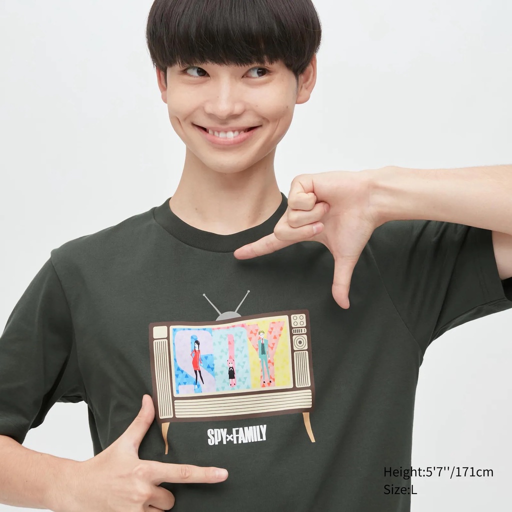 UNIQLO X SPY FAMILY | UT GRAPHIC T-SHIRT | SPY FAMILY | ANYA FORGER | KAOS ANIME | STREETWEAR  |  JA
