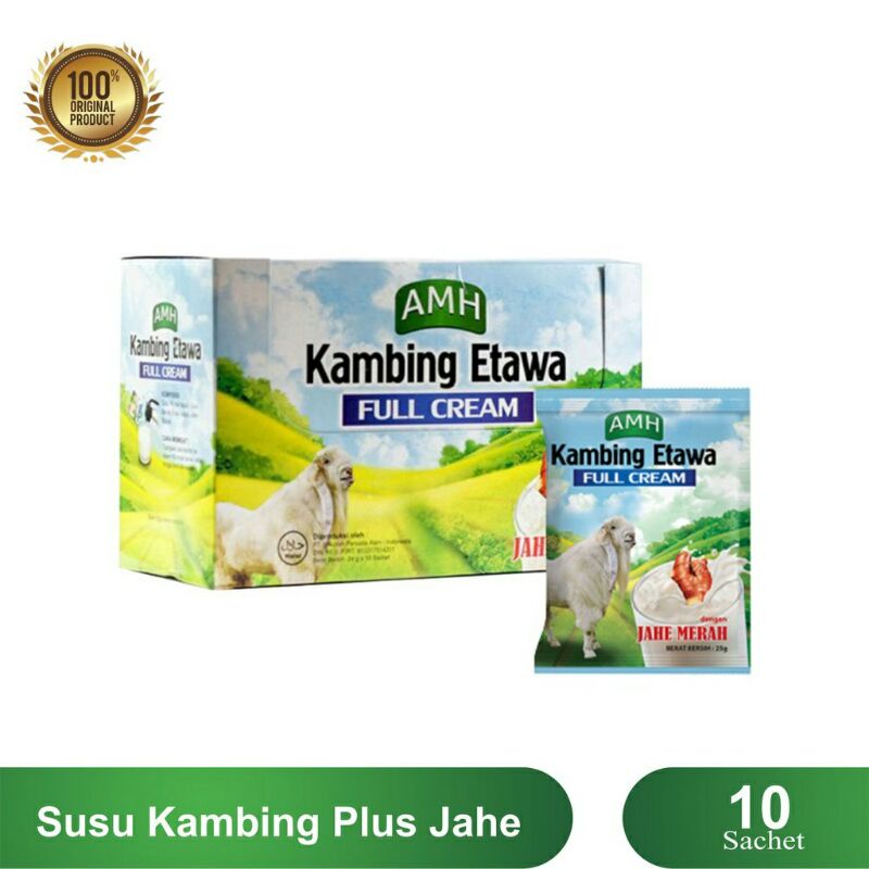 

AMH Susu Kambing Etawa + Jahe Merah Asli