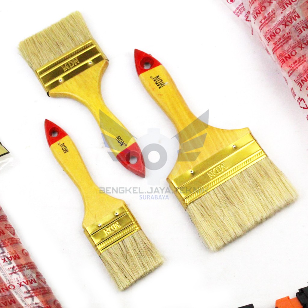 MDN Kuas Cat 1 Inch - 4 Inch / Kuas Cat Tembok 1&quot; - 4&quot; / Kuas Cat Kayu