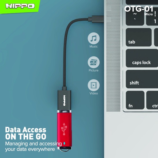 Kabel OTG Micro to USB HIPPO OTG-01 Micro USB Conector