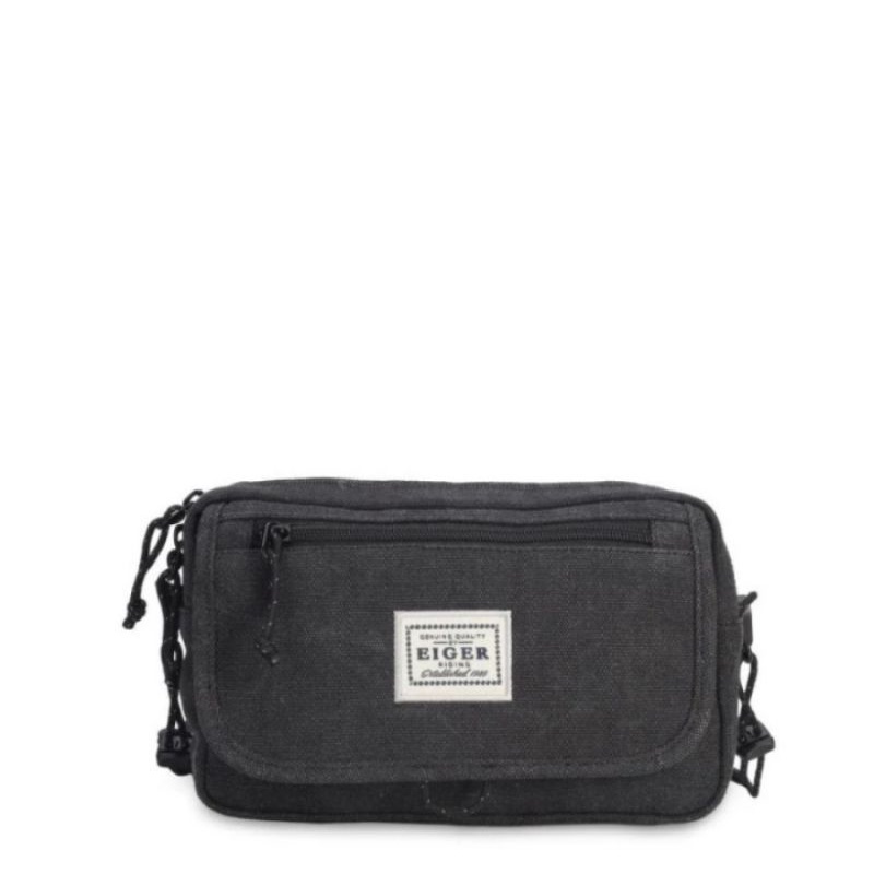 Tas Selempang Eiger-R1989 BTR Canvas Sling Pouch WS Tas selendang - Hitam