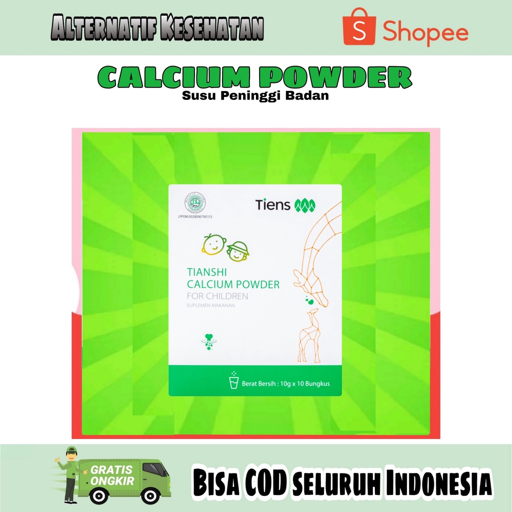 CALCIUM FOR CHILDREN TIENS Original Peninggi Badan Alami Susu Pertumbuhan Anak Nutrisi Kesehatan Ana