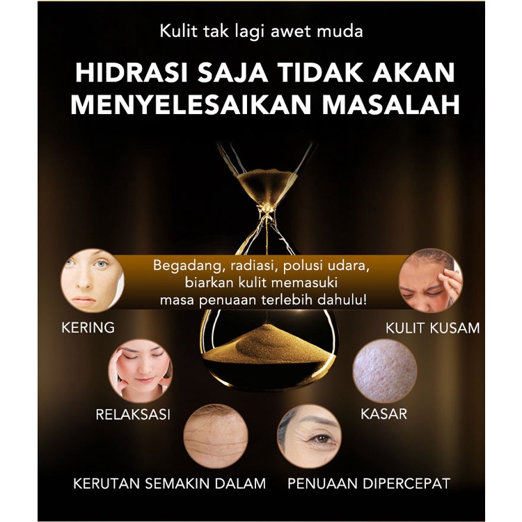 30 Pcs Fullerene Plasenta Wajah Kapsul Waktu Esensi Anti Kerut Anti Penuaan Whitening Firming