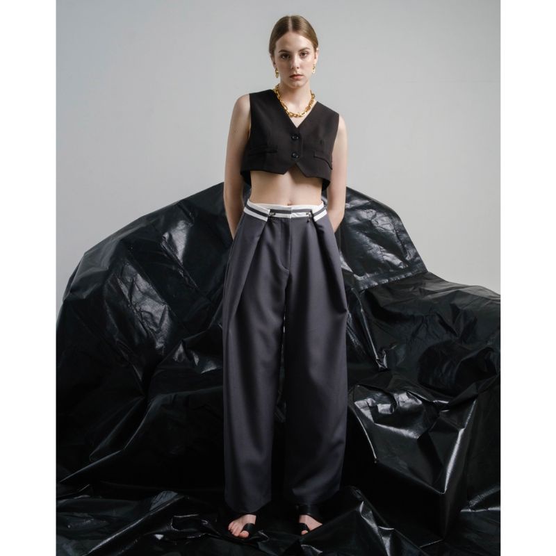Josephine Anni x Anaz Siantar (NEW) : Camille Pants in Grey size S