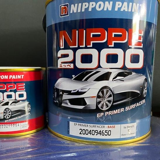 Nippon Paint Nipper 2000 Epoxy Cat Dasar Hardener Abu - Putih 1 kg