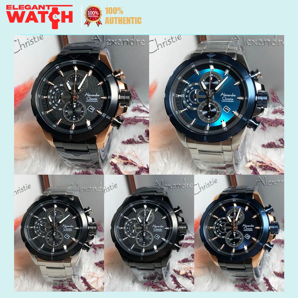 Jam Tangan Pria Alexandre Christie AC 6508 / AC6508 - Original Garansi Resmi