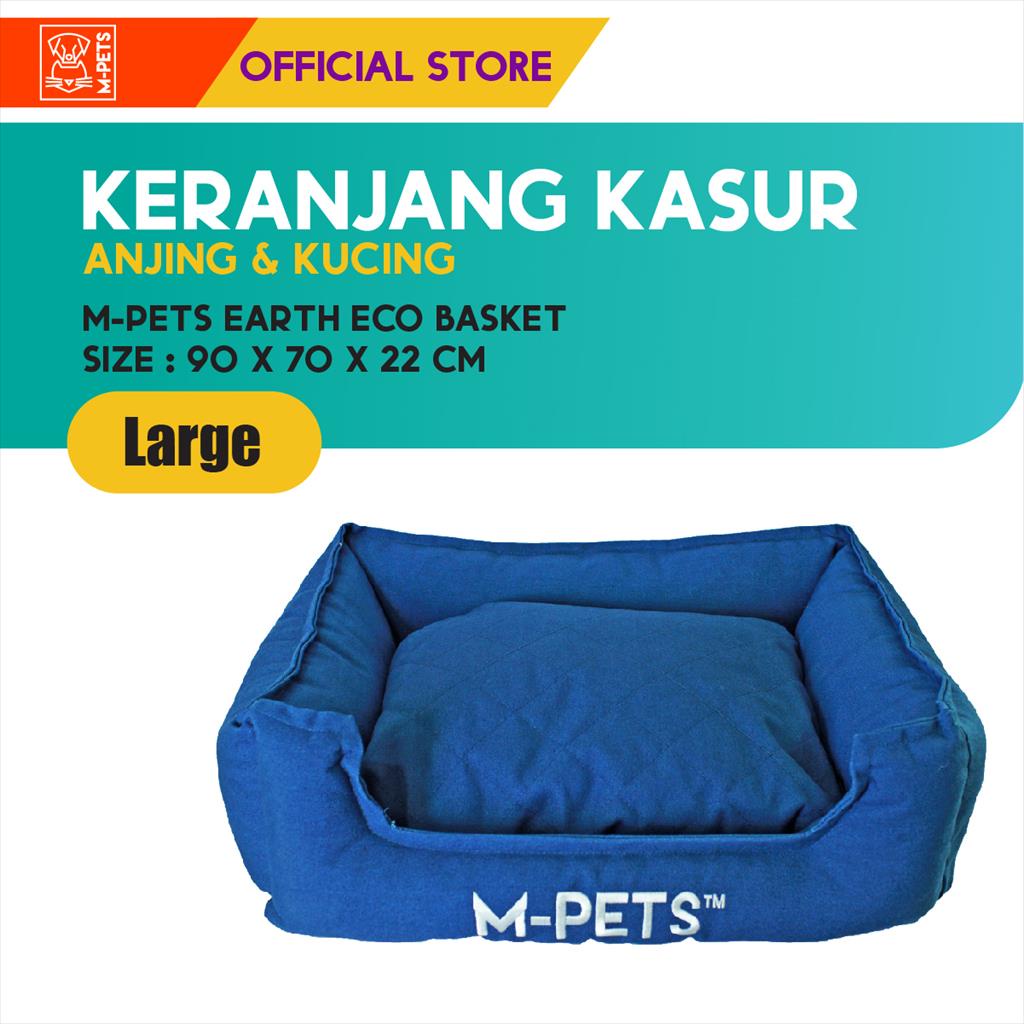 M-Pets Earth Eco Basket Size L / Kasur Tempat Tidur Kucing Anjing