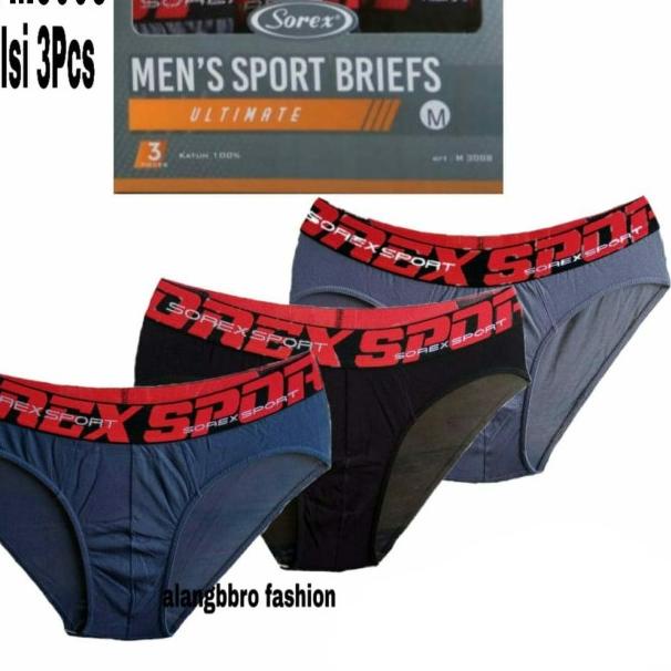 Celana dalam pria sorex M3008 | CD sorex pria | sorex sport | CD sorex - S