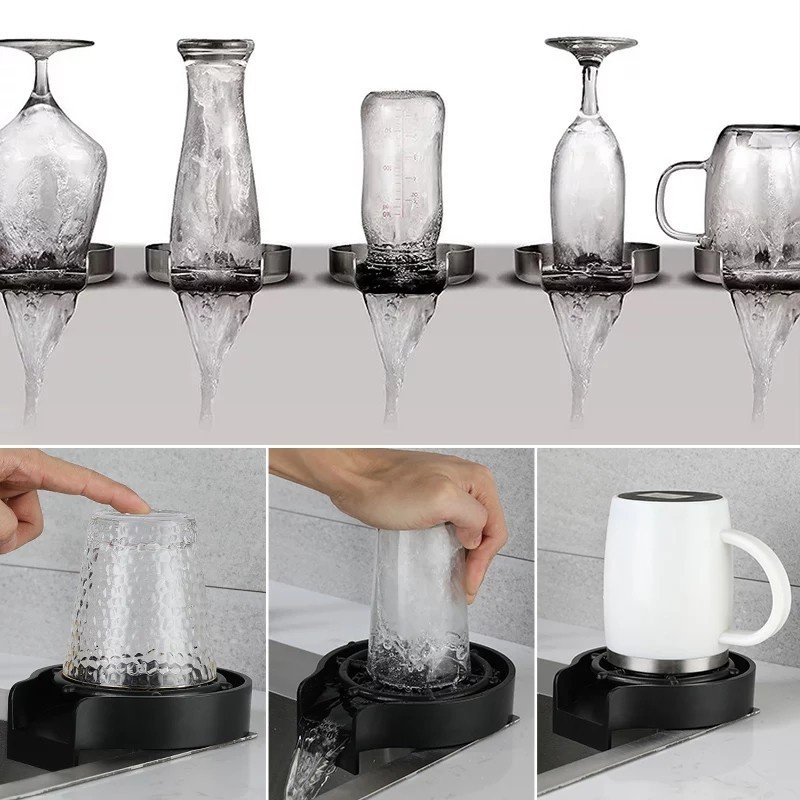 Glass Rinser Jug Washer / Alat Pencuci Gelas Otomatis / Pencuci Botol otomatis