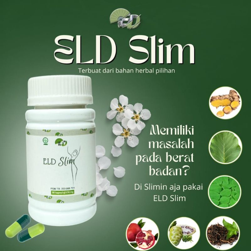 ELD SLIM KAPSUL PELANGSING HERBAL ALAMI BPOM