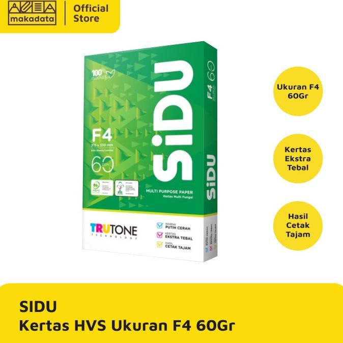 

HRG DISKON KERTAS HVS | PRINT | FOTOCOPY SIDU F4 60 GRAM (1 RIM)