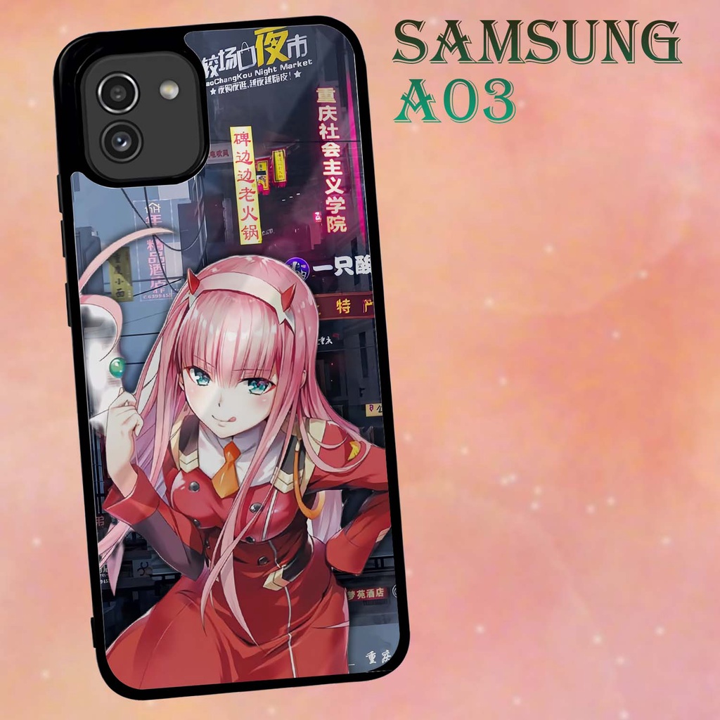 Case Kilau Samsung A03 | Casing Hp Glossy | Motif Anime Girl
