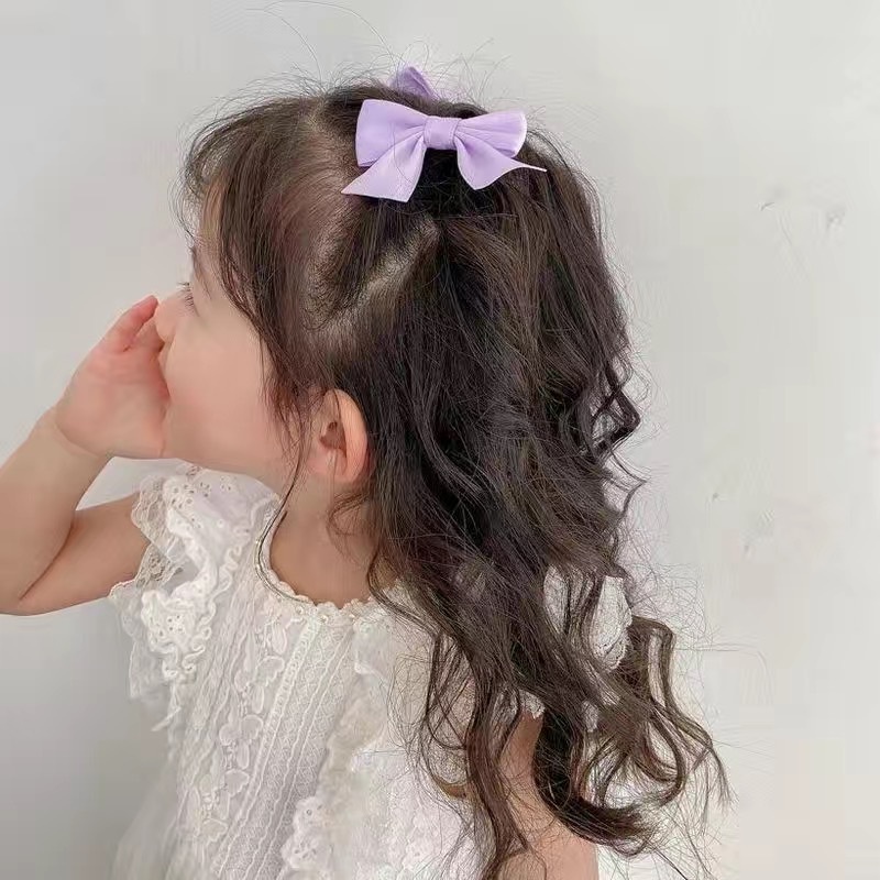 T&amp;Y Jepit Rambut Pita Anak Lucu 2 in 1 Jepitan Rambut Fashion Ribbon Hair Pin Gaya Korea Kids Import Murah