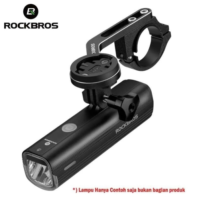 Bracket Lampu Rockbros YQ-ZJ Mount LED Garmin Bryton Lampu Sepeda