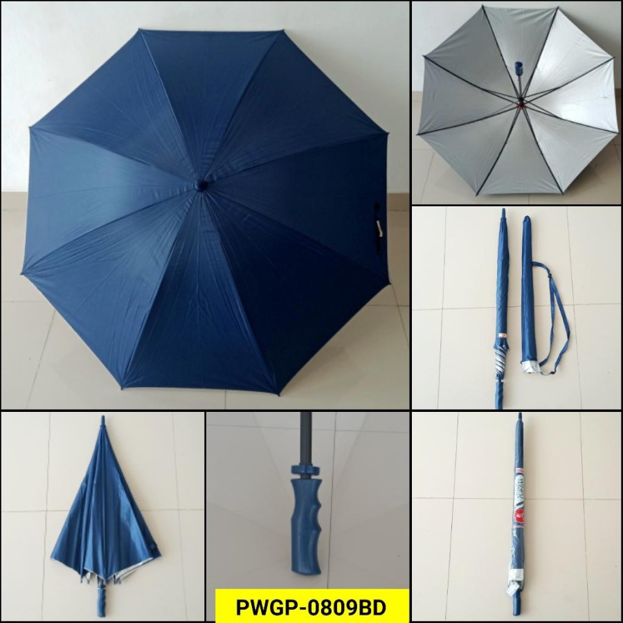 JOPE UMBRELLA - Payung Golf Promosi Warna Polos Ukuran Jumbo + Sarung Kain Premium Export Quality WP 0809